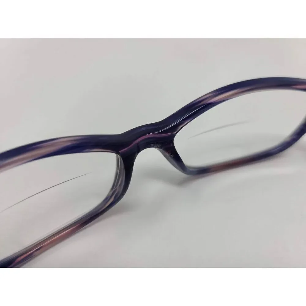 JUST CAVALLI WOMENS EYEGLASSES FRAMES BLUE SILVER CRYSTAL 53 15 135